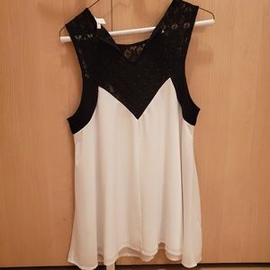 Flowy lace top